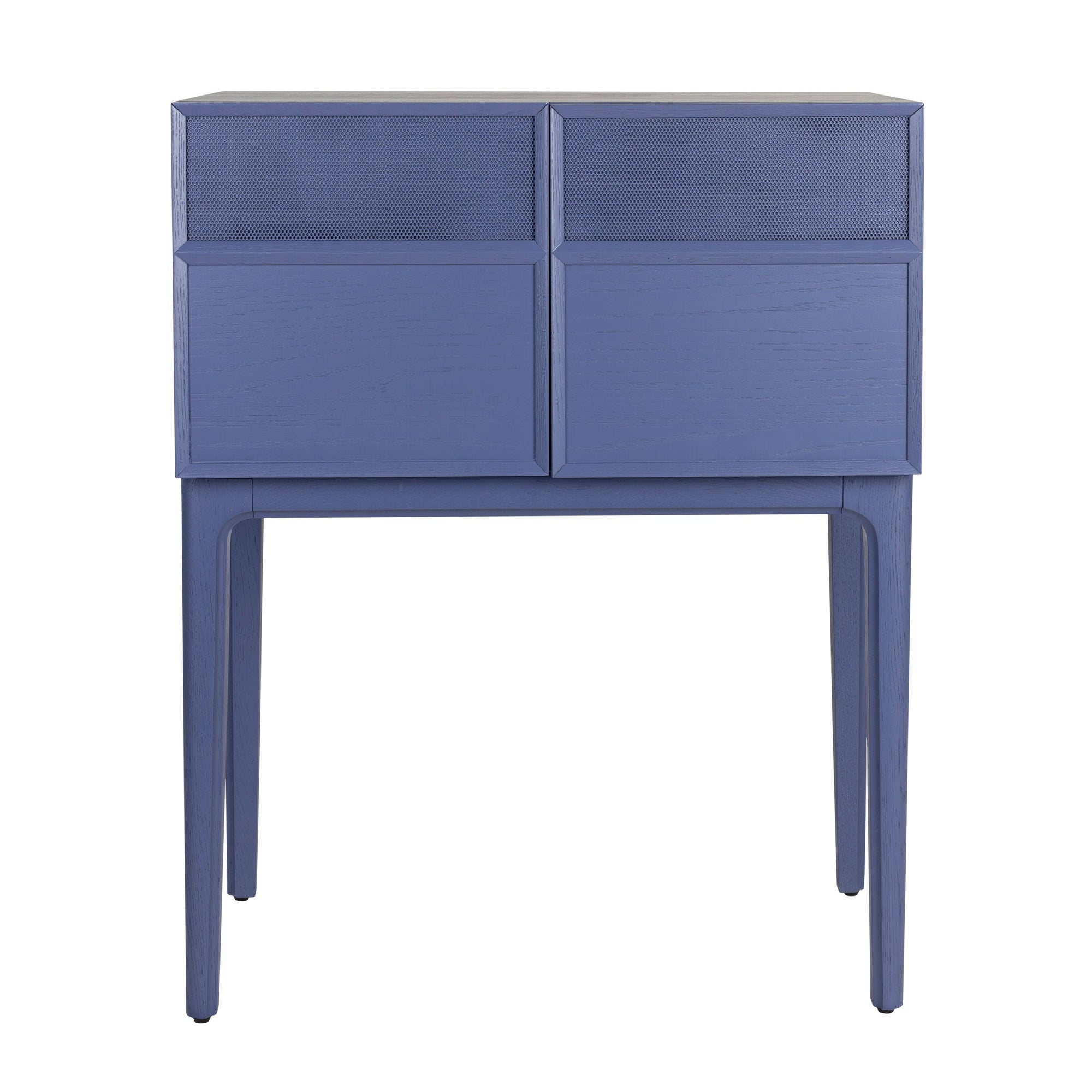 Zuiver June Ocean Purple Oak Wood Cabinet